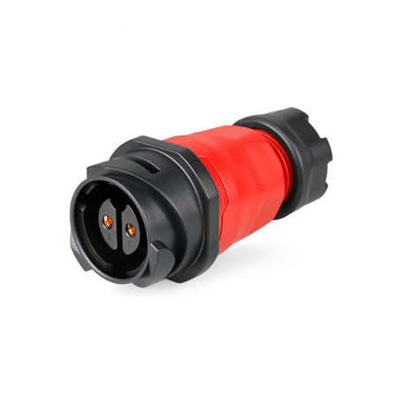 For XLR Waterproof IP68 25A 500V Gold-Plated Contacts Male Female M24 2 Pin Power Cable Connector