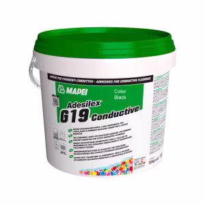 Mapei Conductive Reactive Adhesive, 10Kg, Suitable for Antistatic Rubber and PVC Floor Coverings in ESD Areas