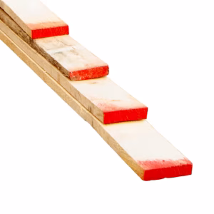 White Wood 1 x 4 x 4 , Per Pcs