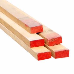 White Wood 2 x 4 x 4 , Per Pcs