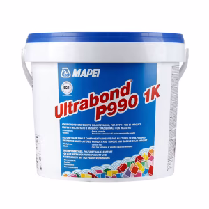 Mapei One-Component PU Wood Flooring Adhesive, 15Kg, Ideal for Parquet and Engineered Timber