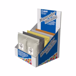 Mapei Metallic Effect Additive, 10 x 90g, Suitable for Warm Metallic Joints and Resin Finishes - Red