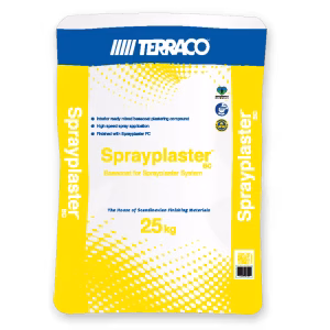 Terraco 25Kg Spray Plaster Basecoat