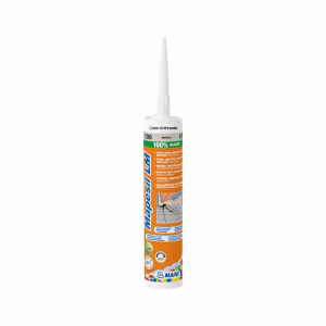 Mapei Neutral-Cure Silicone Sealant, 310ml, Suitable for Non-Staining Joints on Natural Stone, Masonry and Facades - Anthracite