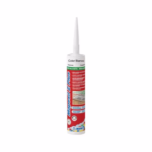 Mapei Universal Silicone Sealant, Suitable for Flexible Sealing of Building Joints Indoors and Outdoors - Z Plus White