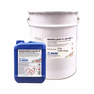 Mapei Coloured Epoxy Floor Coating, 22Kg, Suitable for Chemical-Resistant Industrial and Commercial Concrete Floors - Traffic Green