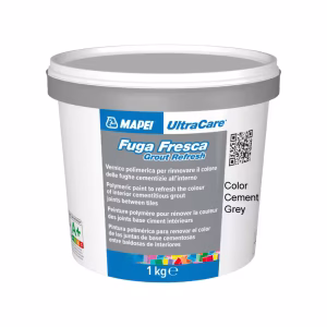 Mapei Ultracare Fuga Fresca Grout Refresh, 1Kg, Used for Renewing and Changing Cement Joints Indoors - Cement Grey