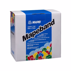 Mapei Rubber-Textile Waterproofing Tape, 50m x 12cm, Suitable for Sealing Corners and Perimeters in Wet Areas