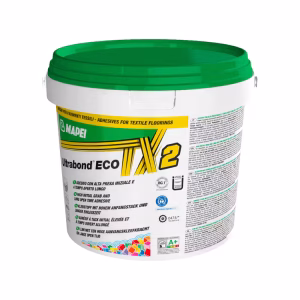 Mapei Heavy-Duty Acrylic Flooring Adhesive, 16Kg, Suitable for Textile and Vinyl Coverings with High Ridge-Retention
