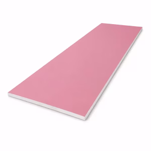 Gyproc FireStop Plaster Board 12.5 x 1200 x 2400 T/E Edge Pink Face Grey Reverse