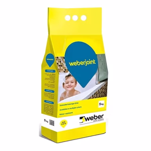 Weber Weberjoint 160 Thick Tile Grout - Baby Blue - 5Kg - For Tile Joints (3-15 mm)