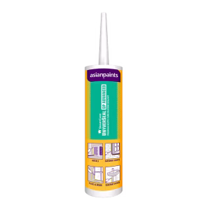 Asian Paints Berger 280ml SmartCare UnyverSeal GP Advanced Silicone Sealant - White/Cartridge