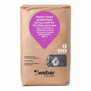 Weber Weberpremix SRC-2 Sulphate-Resistant Plaster - 50Kg - For Foundations & Below-Ground Application