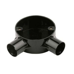 Decoduct 20mm Angle Way Circular Box