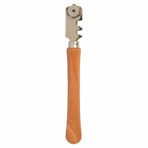 Stanley 0-14-040 Traditional Glass Cutter - Silver/Brown