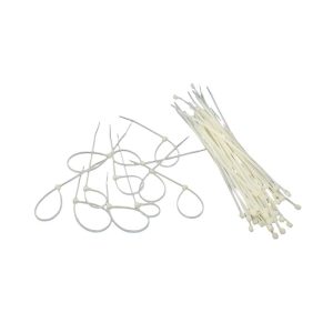 Cable Tie 150 x 2.5mm White Nylon 100 Pcs/Pack