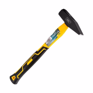 Deli Heavy-Duty Fiberglass Handle Machinist Hammer, Suitable for Striking & Peening
