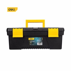 Deli 13" Plastic Tool Box, Used for Home & DIY Tool Organisation