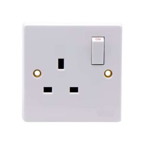 MK 13A Waterproof Single Socket Switch