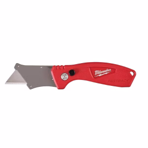 Milwaukee Fastback Compact Flip Utility Knife, 157mm Folding Knife with Quick Blade Change