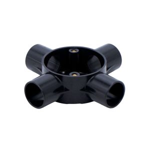 25mm 4 Way PVC Circular Box
