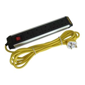 Stanley SXECFD3BBJE 5Mtr Power Cable Extension Bar 5 Socket