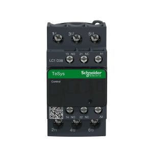 Schneider Contactor LC1D32U7 32A 3-Pole, 220V Coil, AC-3 Rated, Long-Life Contacts