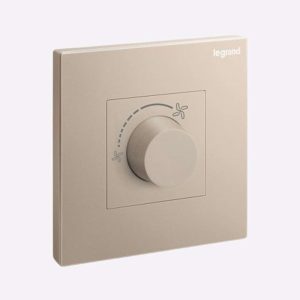 Legrand Galion 5-Speed Fan Controller for Smooth Airflow Control, Ideal for Home, Hotels & Office Ã¢â‚¬â€œ Rose Gold