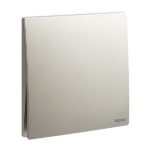 Legrand Mallia Senses 1-Gang 1-Way, 16AX Switch, Simple Single-Point Control, Suitable for Home & Office - Champagne