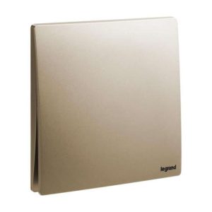 Legrand Mallia Senses 1-Gang 2-Way, 16AX Switch, Simple Two-Point Control, Suitable for Home & Office - Dark Bronze