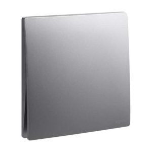 Legrand Mallia Senses 1-Gang 2-Way, 16AX Switch, Simple Two-Point Control, Suitable for Home & Office - Dark Silver