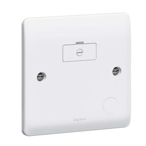 Legrand Synergy 13A Unswitched Connection Unit with Flex Outlet, Suitable for Hotels, Home & Many More Ã¢â‚¬â€œ White