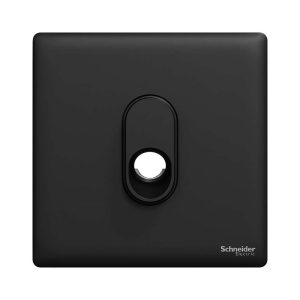 Schneider Electric UnicaX Terminal Connection, 25A, Jet Black, Secure Clamping, Flush-Mount