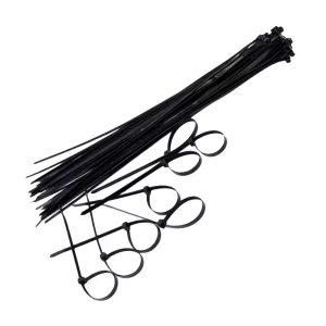 Cable Tie 430 x 4.8mm Black Nylon 100 Pcs/Pack