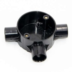 DECODUCT 25mm PVC 3 Way Circular Junction Box