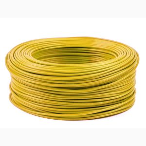 Oman 1.5mm x 100 Yard PVC Single Core Cable - Yellow