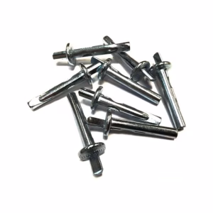 6 X 40MM GI Wedge Anchor, Silver Color 100Pcs/Packet