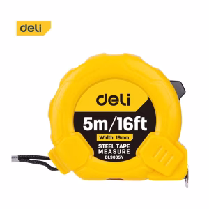 Deli Measuring Tape, 5m x 19mm, Used for General Carpentry & Maintenance