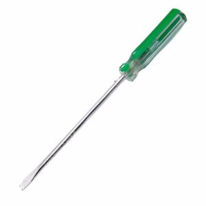 8" CrV Steel Flat Head Screwdriver