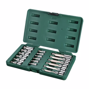 SATA ST09052SJ 18-Piece 1/4" and 1/2" Drive Torx Bit Socket Set