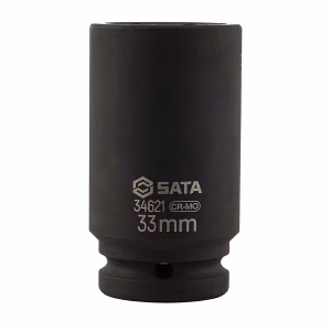 SATA ST34622SC 3/4" Drive 6 Point Deep Impact Socket 34mm