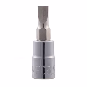 SATA GL21501 1/4" Drive Slotted Bit Socket 4.0mm