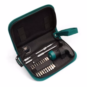SATA GL09341 24-Piece Ratcheting T-Handle Screwdriver Set