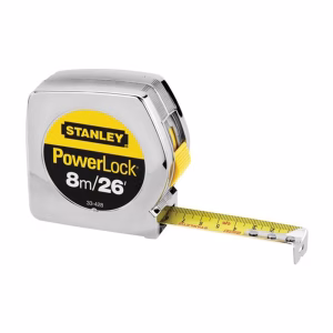 Stanley 8m Power Lock Measuring Tape