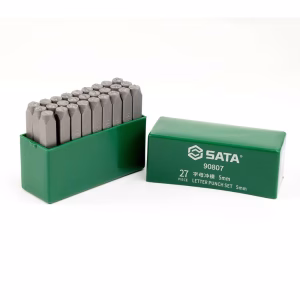 SATA ST90809 27-Piece 8mm Letter Punch Set