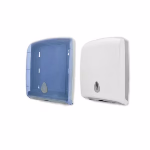 AZ Hygiene AZ1123 Multi Fold Paper Towel Dispenser - White & Transparent Blue