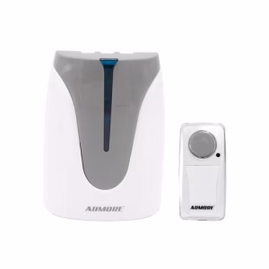 Admore Wireless Electronic DC Doorbell Chime A-DB07 - White