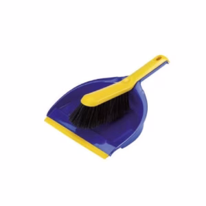 Aricasa AR808 Deluxe Dustpan Set - Blue & Yellow