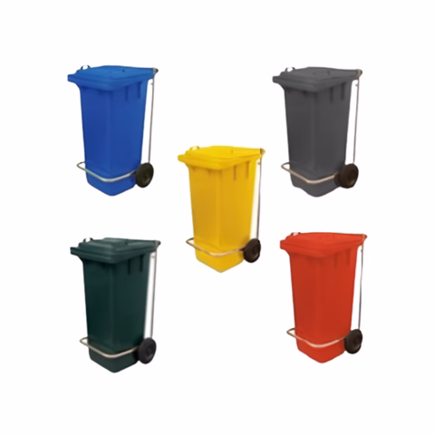 IPCRSGarbageBinWithWheelAndCentrePedal120L-Red_Yellow_Blue_Green_Grey_large IPCRSGarbageBinWithWheelAndCentrePedal120L-Red_Yellow_Blue_Green_Grey_large
