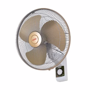 Khaleegia 60W 16 Inch PVC Wall Fan KALASH-400 - Beige and White